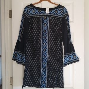 LOFT Bell Sleeve Shift Dress NWT Small